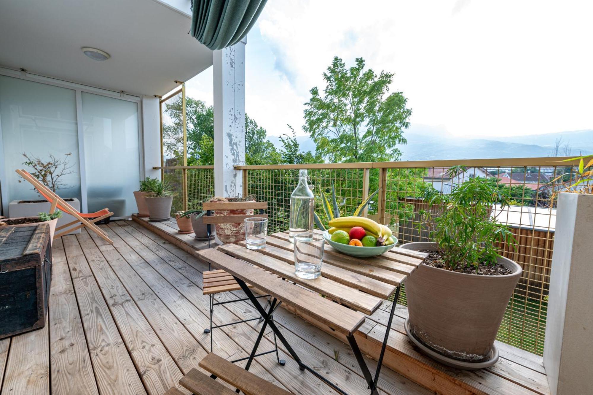 Calme Et Verdure: Vue Montagne - Terrasse - Wifi Grenoble Eksteriør billede